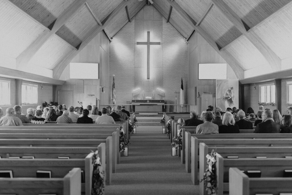 church wedding in Hastings Nebraska