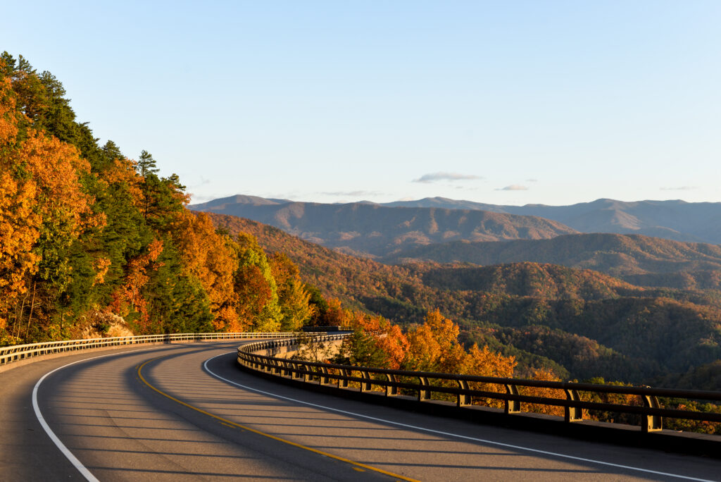 foothills parkway in the Great Smoky Mountains National Park 