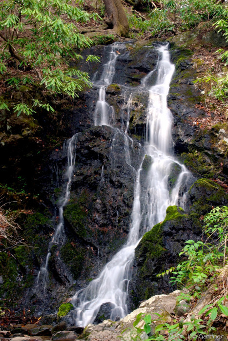 cataract falls in the great smoky mountains national park 