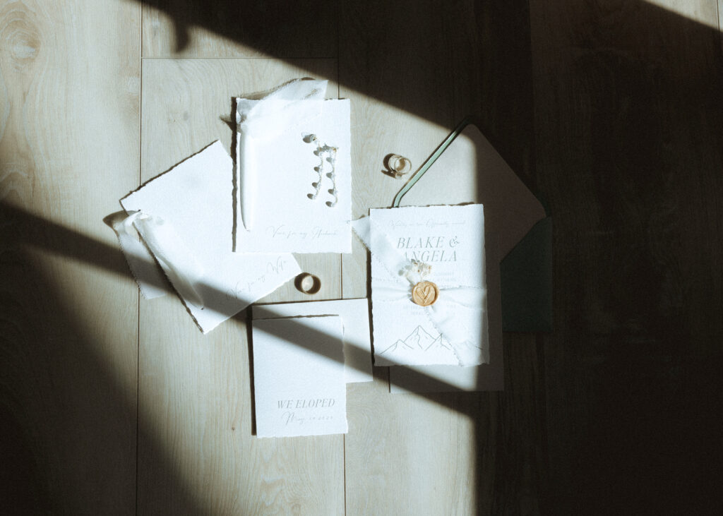 wedding day details